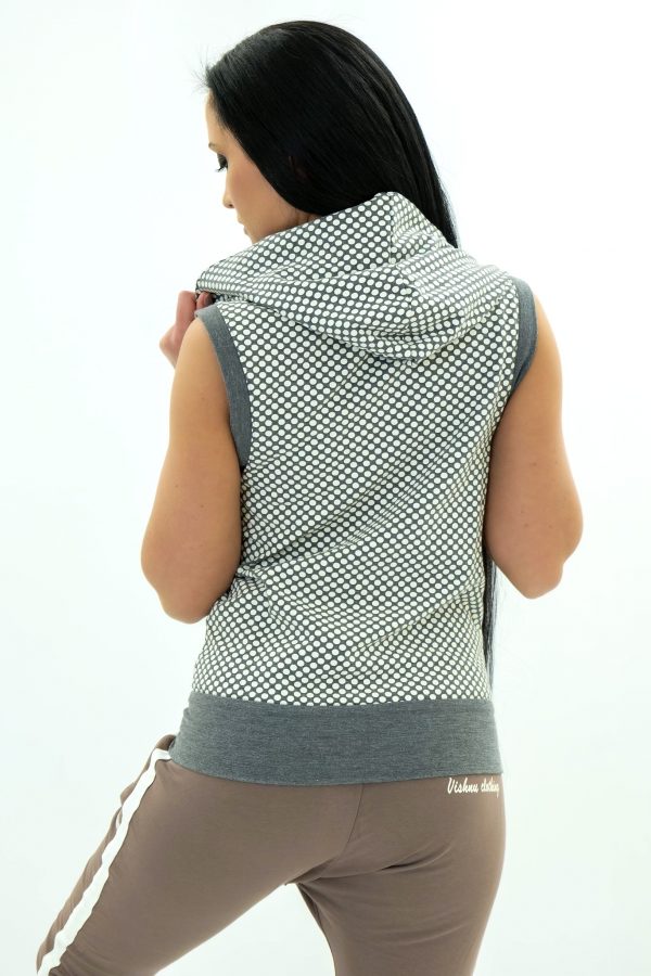 Ánizs mellény szabadidő felső antracit (4)